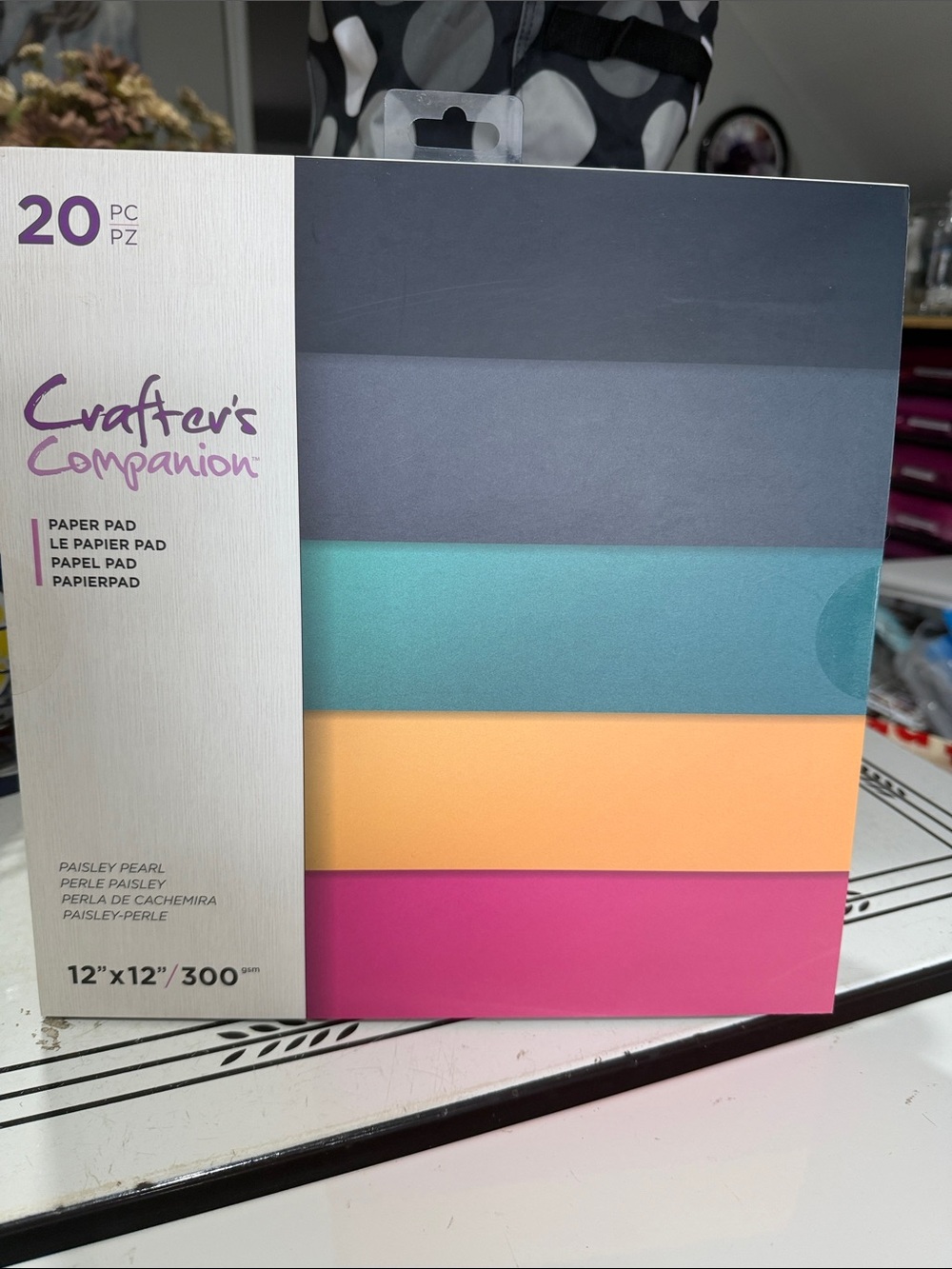 Crafters Companion Paisley Pearl Paper Pad